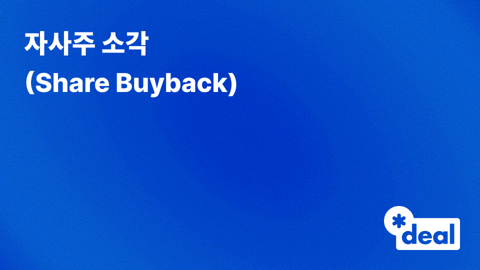 자사주 소각 (Share Buyback)
